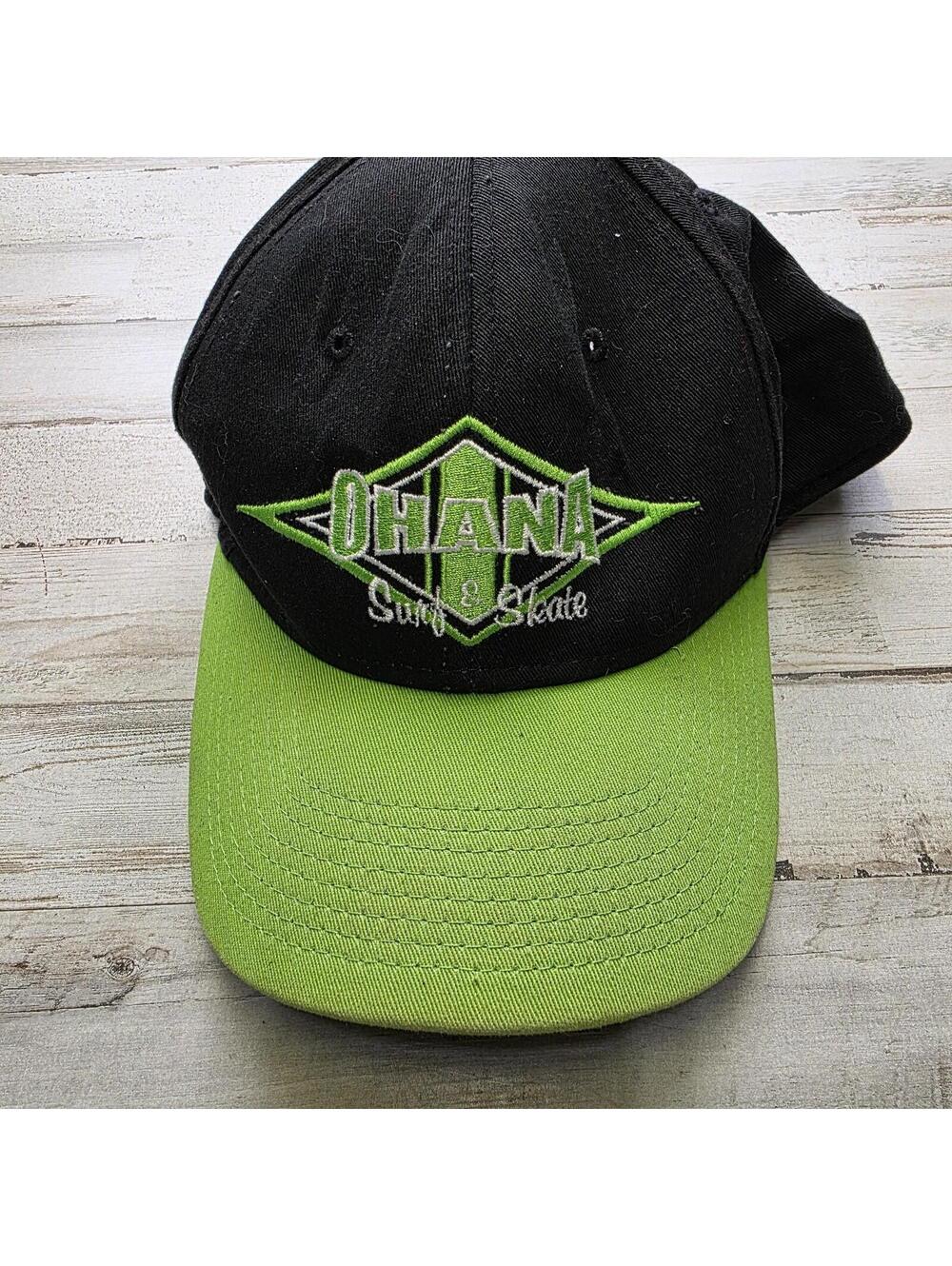 Ohana Surf Skate Shop Galveston Texas Y2K Snapback Surfer Skater Hat Cap